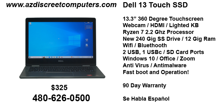 Dell 13 Touch SSD
